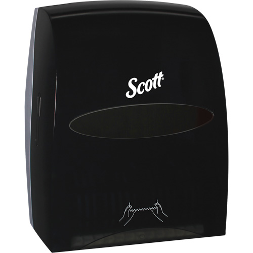 Scott&reg; Essential Hand Towel Roll Dispenser, Manual/No-Touch, 12.63" W x 10.2" D x 16.13" H Mukwa Safety Services