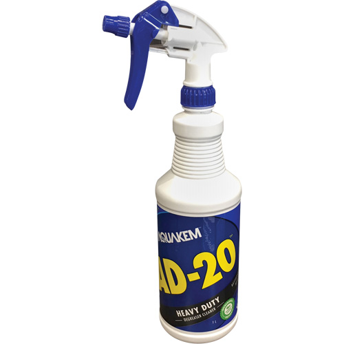 Nettoyant & d&eacute;graissant industriel AD-20, Bouteille &agrave; g&acirc;chette Mukwa Safety Services