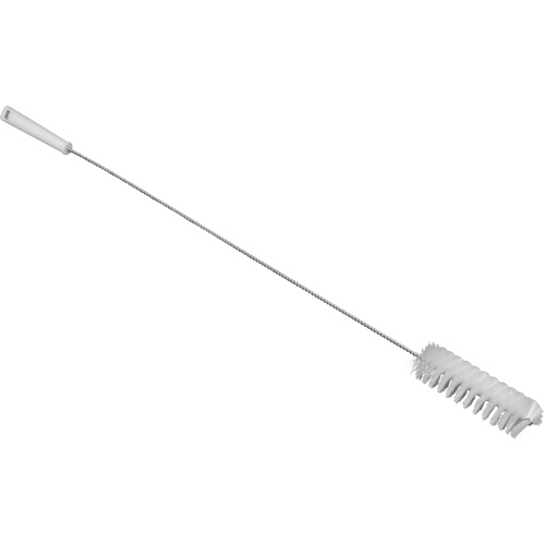 Brush with Flexible Handle, Medium Bristles, 36" Long, White Mukwa Safety Services