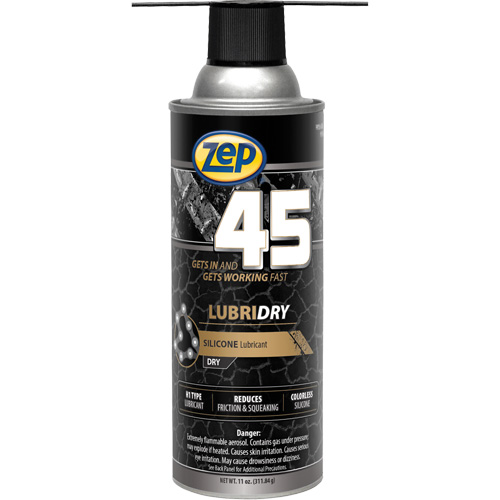 45 Lubridry Silicone-Based Dry Lubricant, Aerosol Can Mukwa Safety Services