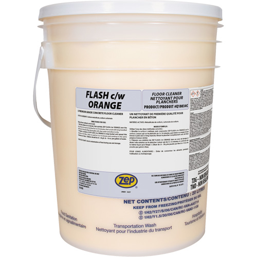 Flash Orange Premium Grade Concrete Floor Cleaner Mukwa Safety Services