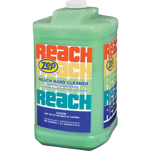 Nettoyant extra puissant pour les mains Reach, Pierre ponce, 3,78 L, Cruche, Parfum&eacute; Mukwa Safety Services