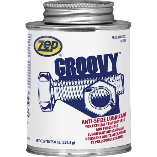 Lubrifiant antigrippage Groovy, 8 oz, Canette &agrave; dessus brosse, 2100°F (1100°C) Temp max. Mukwa Safety Services