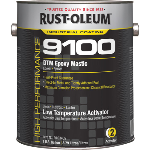 Activateur &agrave; basse temp&eacute;rature pour mastic &eacute;poxy DTM du syst&egrave;me 9100, Gallon Mukwa Safety Services