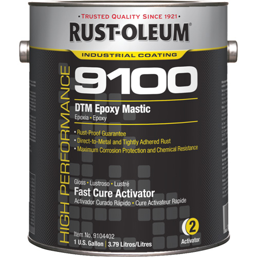 Activateur pour s&eacute;chage rapide pour mastic &eacute;poxy DTM du syst&egrave;me 9100, Gallon Mukwa Safety Services