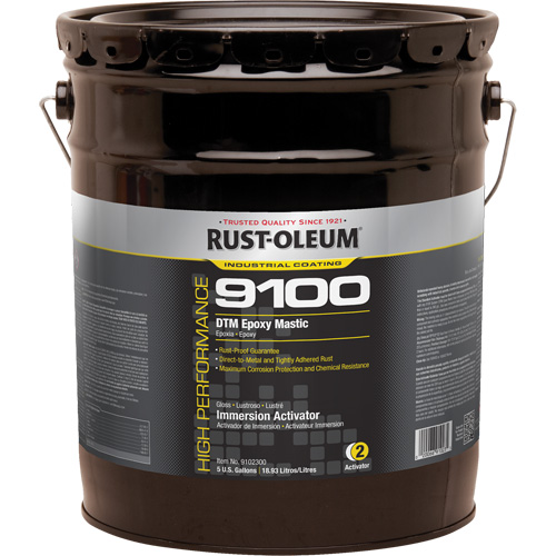 9100 System DTM Epoxy Mastic Immersion Activator, 5 gal., Pail Mukwa Safety Services