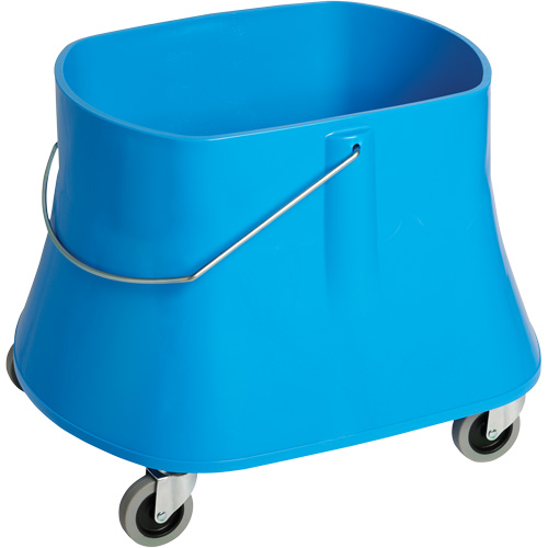 Seau pour vadrouille Champ, Capacit&eacute; de 10 gal. US (40 pintes), Bleu Mukwa Safety Services