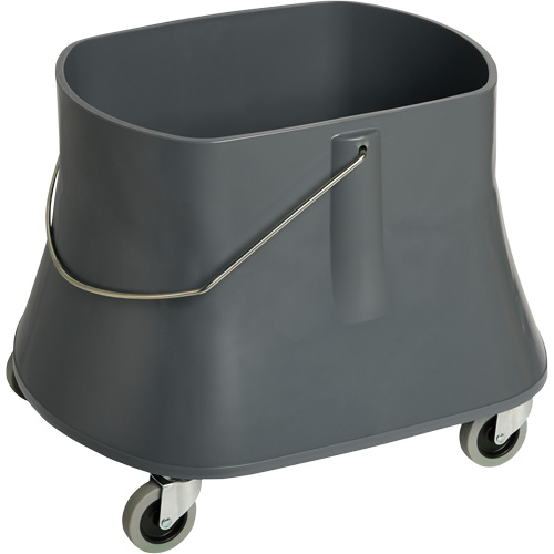 Champ Mop Bucket, 10 US Gal. (40 qt.) Capacity, Grey Mukwa Safety Services