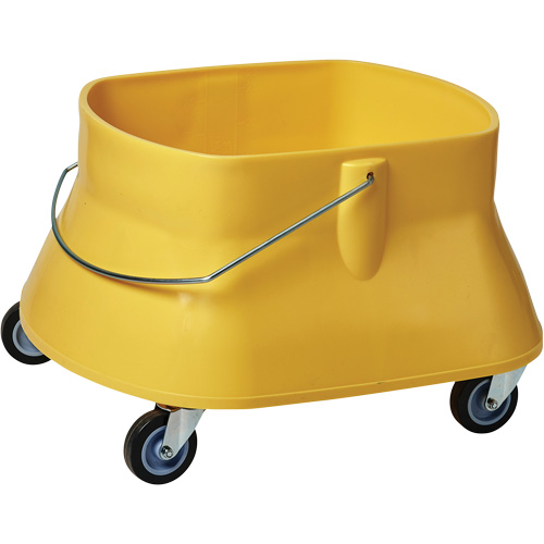 Champ Mop Bucket, 8 US Gal. (32 qt.) Capacity, Yellow Mukwa Safety Services