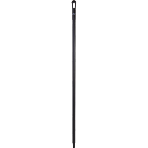 Ultra Hygiene Handle, Broom/Brush/Scraper/Squeegee, Black, Ergonomic, 59" L Mukwa Safety Services
