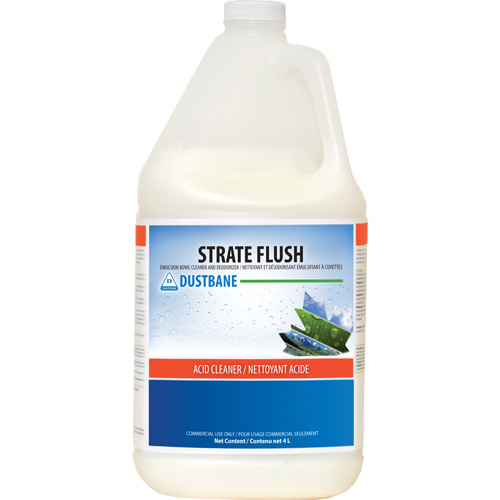 Strate Flush Emulsion Bowl Cleaner & Deodorizer, 4 L, Jug Mukwa Safety Services