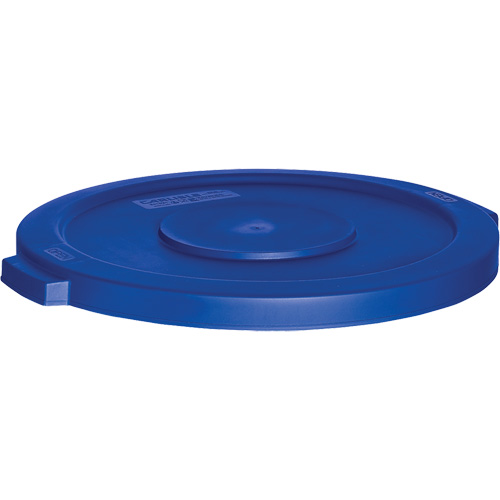 Waste Container Lid, Flat Lid, Plastic, Fits Container Size: 22" Dia. Mukwa Safety Services