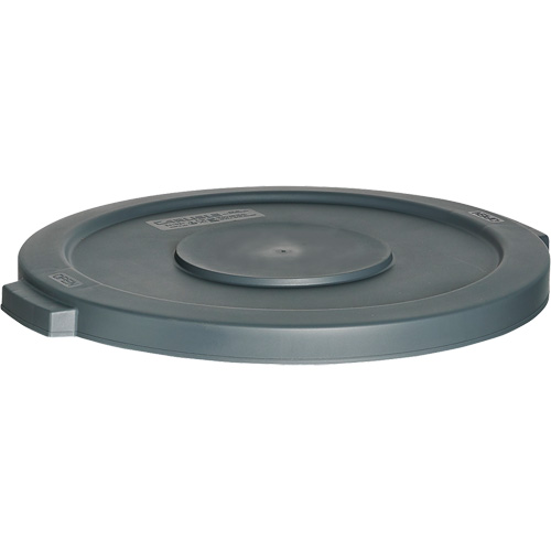 Waste Container Lid, Flat Lid, Plastic, Fits Container Size: 22" Dia. Mukwa Safety Services