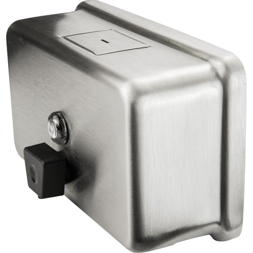 Horizontal Soap Dispenser, Push, 1200 ml Capacity, Bulk Format Mukwa Safety Services