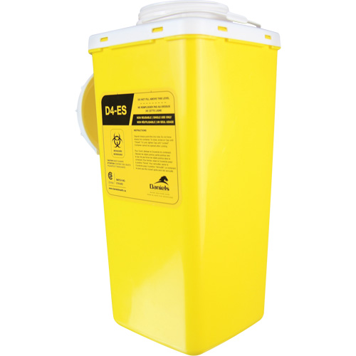 Biomedical Sharps Disposal Internal Container, 4 L Capacity Mukwa Safety Services