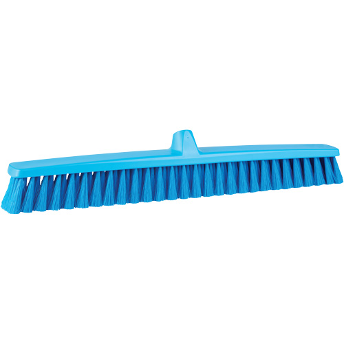 Balai-brosse ColorCore, Crins Fin, 24", Polypropyl&egrave;ne, Bleu Mukwa Safety Services