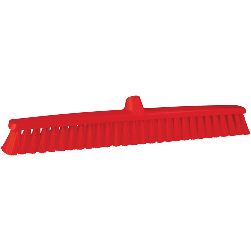 Balai-brosse ColorCore, Crins Fin, 24", Polypropyl&egrave;ne, Rouge Mukwa Safety Services