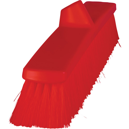 Balai-brosse ColorCore, Crins Fin, 24", Polypropyl&egrave;ne, Rouge Mukwa Safety Services
