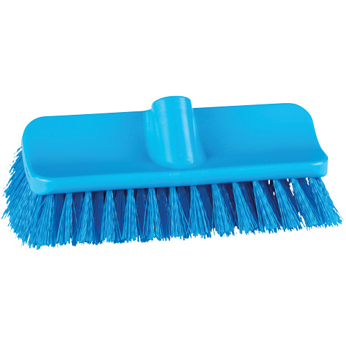 ColorCore High-Low Brush, Stiff Bristles, 10" Long, Blue Mukwa Safety Services
