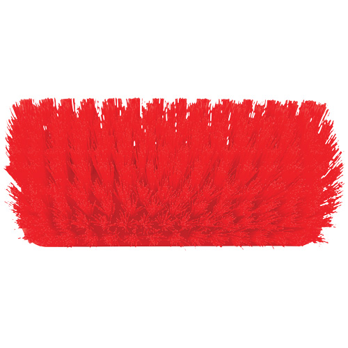 ColorCore High-Low Brush, Stiff Bristles, 10" Long, Red Mukwa Safety Services