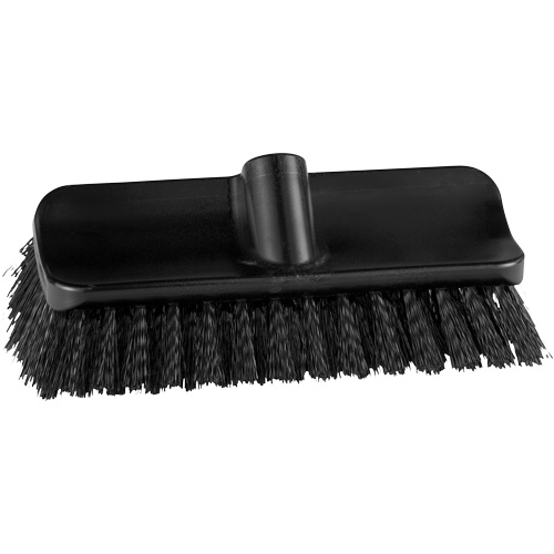 ColorCore High-Low Brush, Stiff Bristles, 10" Long, Black Mukwa Safety Services