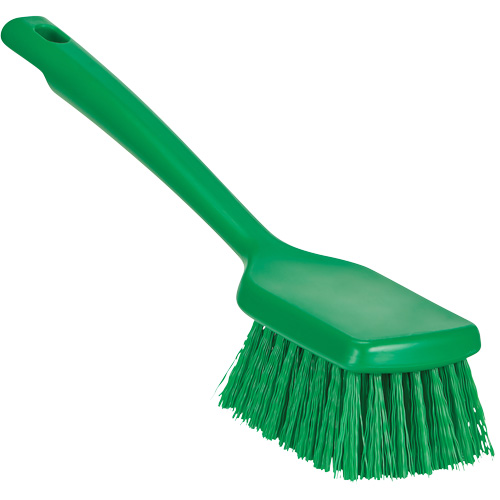 Brosse &agrave; manche court ColorCore, Soies Ferme, Longueur de 12", Vert Mukwa Safety Services