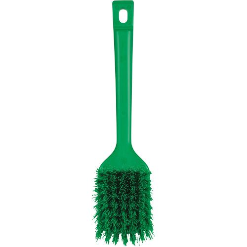 Brosse &agrave; manche court ColorCore, Soies Ferme, Longueur de 12", Vert Mukwa Safety Services