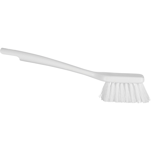ColorCore Short Handle Brush, Stiff Bristles, 12" Long, White Mukwa Safety Services