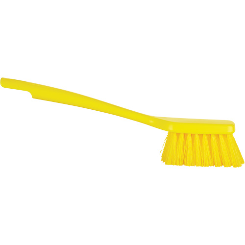 Brosse &agrave; manche court ColorCore, Soies Ferme, Longueur de 12", Jaune Mukwa Safety Services