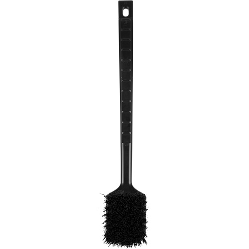 ColorCore Long Handle Brush, Stiff Bristles, 20" Long, Black Mukwa Safety Services