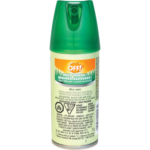 OFF! Deep Woods&reg; Insect Repellent, 25% DEET, Spray, 100 ml Mukwa Safety Services
