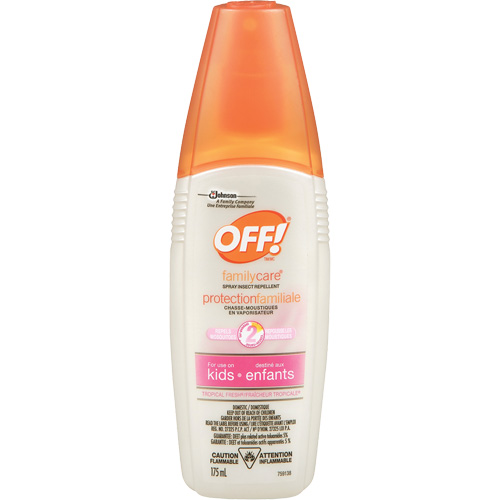 Insectifuge Off! Protection familiale &agrave; parfum de Fraîcheur tropicale, DEET &agrave; 5 %, Vaporisateur, 175 ml Mukwa Safety Services