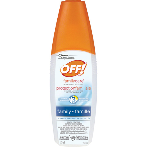 Insectifuge Off! Protection familiale &agrave; parfum de Vague d&eacute;t&eacute;, DEET &agrave; 7 %, Vaporisateur, 175 ml Mukwa Safety Services