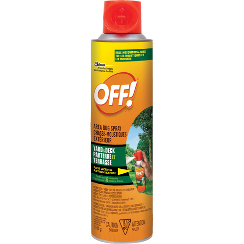 OFF! Area Bug Spray, DEET Free, Aerosol, 350 g Mukwa Safety Services