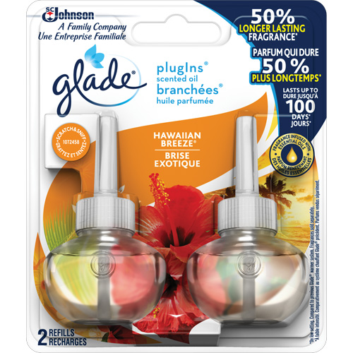 Glade&reg; PlugIns&reg; Scented Oil Refills, Hawaiian Breeze&reg;, Cartridge Mukwa Safety Services