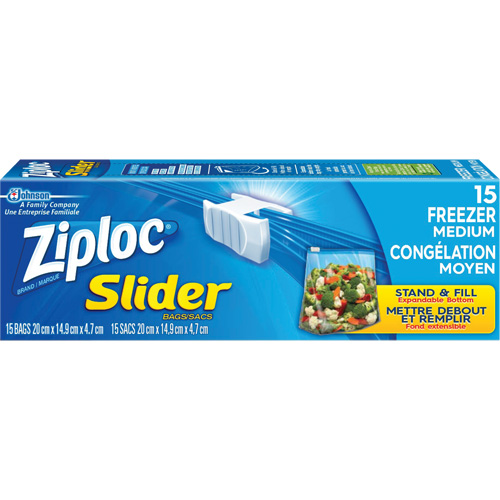 Ziploc&reg; Slider Freezer Bags Mukwa Safety Services