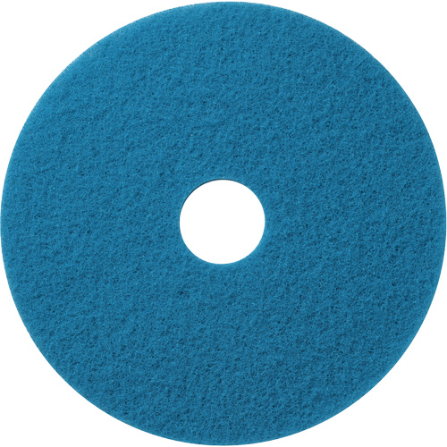 Tampons de nettoyage pour planchers, 12", Nettoyage/&agrave; r&eacute;curer, Bleu Mukwa Safety Services