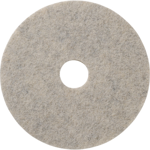 Combo Floor Pads, 19", Buffing/Burnishing, Beige Mukwa Safety Services