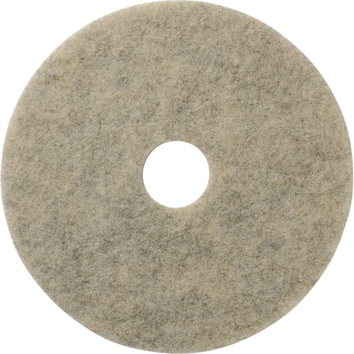 Porko Plus Floor Pads, 19", Buffing/Burnishing, Beige Mukwa Safety Services