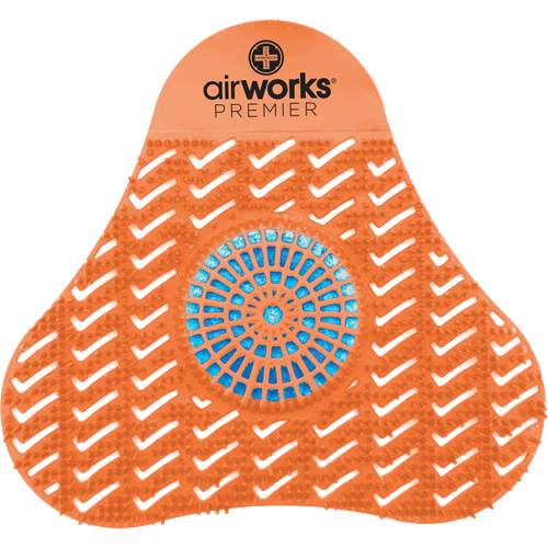 Tamis d'urinoir avec bloc d&eacute;sodorisant AirWorks Mukwa Safety Services