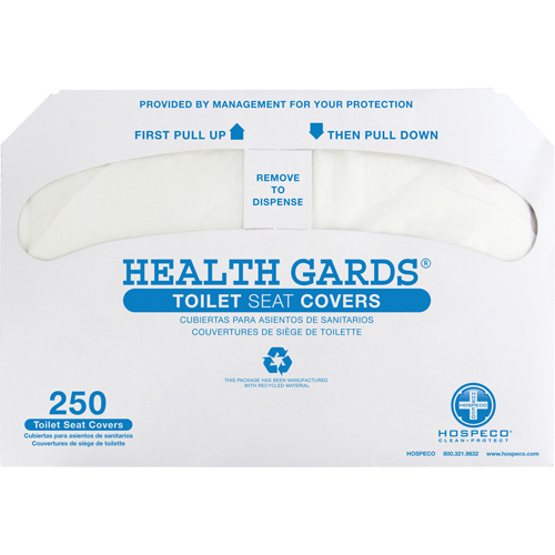Health Gards&reg; Half-Fold Toilet Seat Covers Mukwa Safety Services