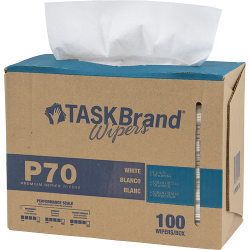 Chiffons de premi&egrave;re qualit&eacute; P70 TaskBrand, Robuste, 16-3/4" lo x 8-1/4" la Mukwa Safety Services