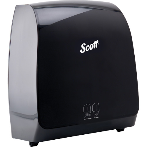 Distributeur de serviettes en rouleaux durs Scott Pro, &eacute;lectronique/Sans contact, 12,66" la x 9,18" p x 16,44" h Mukwa Safety Services