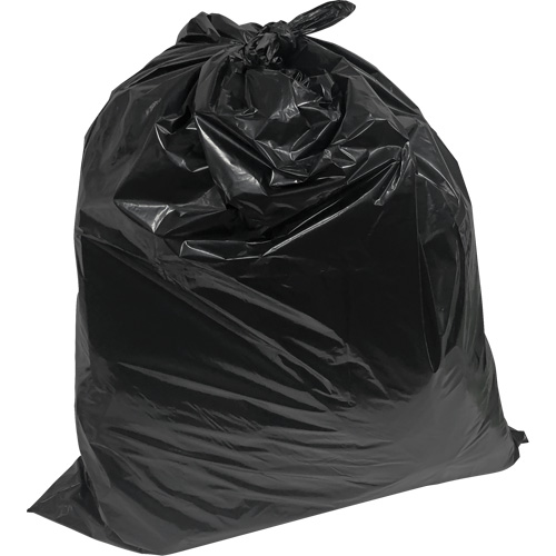 Sacs &agrave; d&eacute;chets de calibre industriel, 3T-Fort, 35" la x 50" lo, 3,0 mils, Noir, Capacit&eacute; 194 L (44 gal.) Mukwa Safety Services