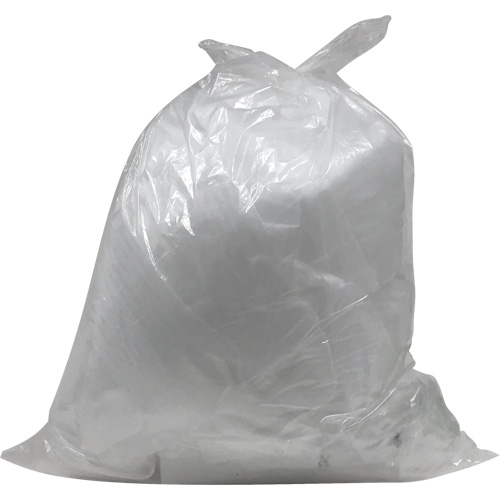 Sacs &agrave; d&eacute;chets de calibre industriel, T-Fort, 26" la x 36" lo, 1,2 mil, Transparent, Capacit&eacute; 45 L (12 gal.) Mukwa Safety Services