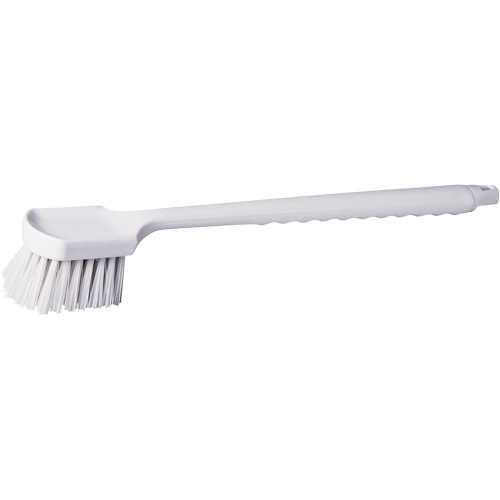Brosse &agrave; chaudron &agrave; manche long, 20" l, Soies Polypropyl&egrave;ne, Blanc Mukwa Safety Services