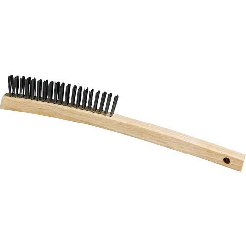 Brosse, Acier, 3 x 19 rangs de fils, Longueur 13-3/4" Mukwa Safety Services