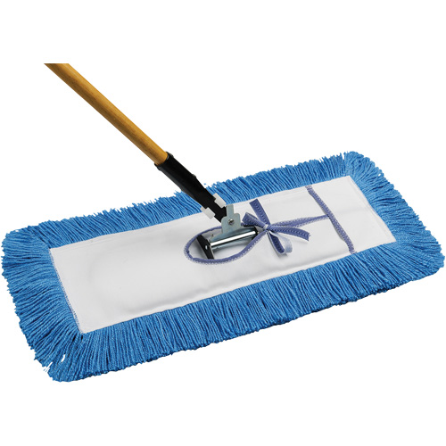 Static-H Dust Mop with Handle, Tie-On Style, Nylon, 24" L x 5" W Mukwa Safety Services