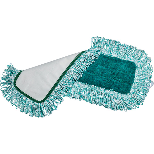 Tampon sec &agrave; frange, Style Boucles et crochets, Microfibre/Polyester, 24" lo x 5-3/4" la Mukwa Safety Services