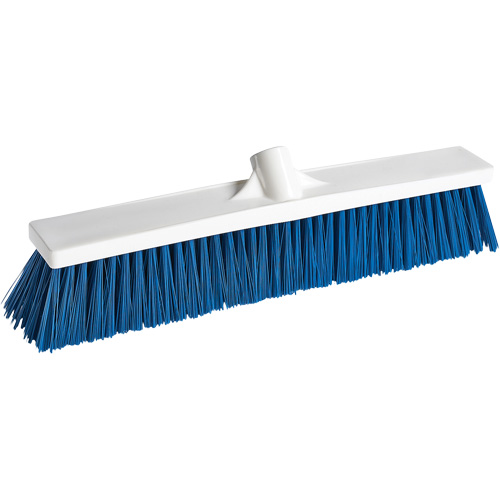 Foodservice Push Broom, Medium Bristles, 18", Polypropylene, White Mukwa Safety Services